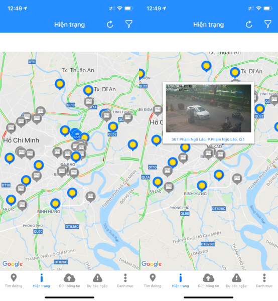Ứng dụng UDI Maps.