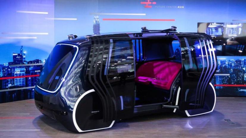 Một mô hình xe tự lái của Volkswagen.