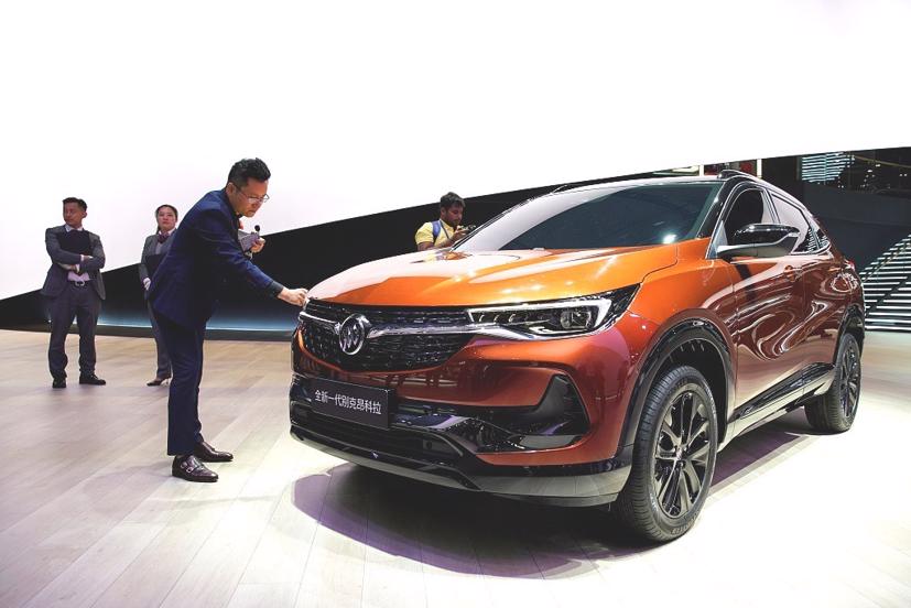 Một mẫu SUV của hãng GM khi ra mắt thị trường Trung Quốc - Ảnh: China Daily.