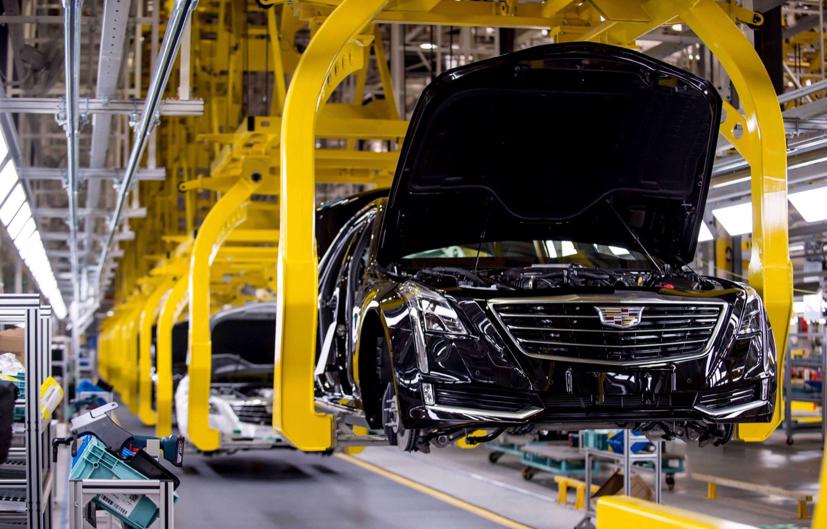 Sản xuất xe Cadillac tại nhà máy của GM ở Thượng Hải - Ảnh: GMAuthority.