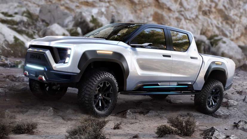 Xe bán tải điện Badger của Nikola.