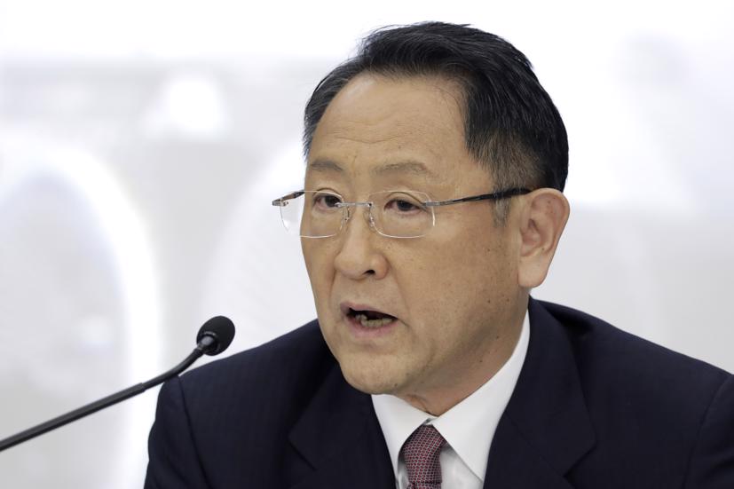 Ông Akio Toyoda, Tổng giám đốc (CEO) Toyota - Ảnh: Bloomberg.
