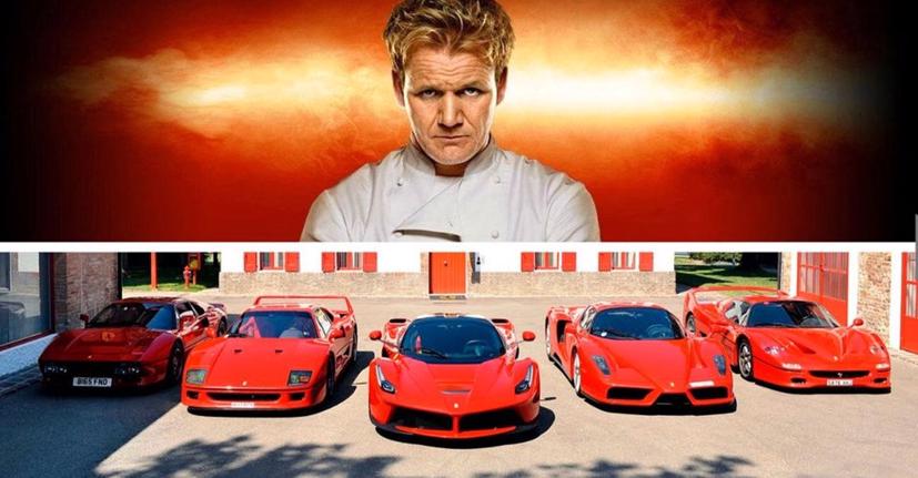 Sở th&#237;ch sưu tập xe Ferrari của si&#234;u đầu bếp Gordon Ramsay - Ảnh 1