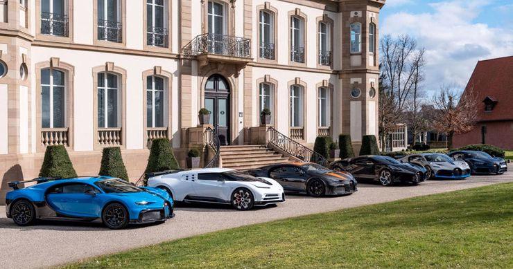 Loạt hypercar Bugatti.