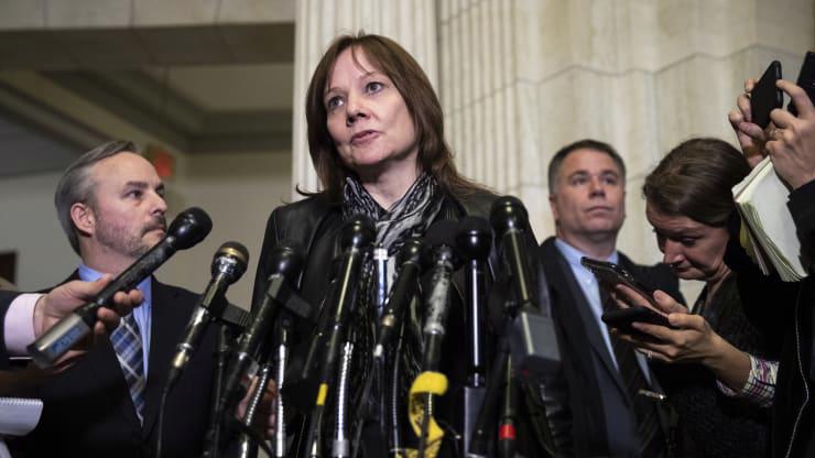 CEO Mary Barra của GM - Ảnh: Getty/CNBC.