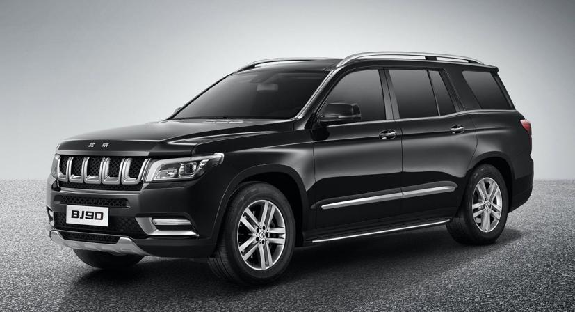BAIC Motor vừa tung ra mẫu xe BJ90 trên cơ sở Mercedes-Benz GL. Ảnh: AutoBlog.