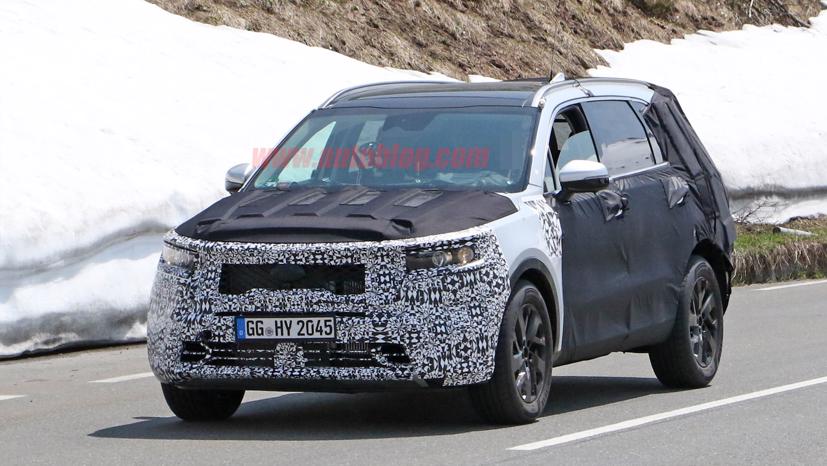 Kia Sorento 2021 bị r&#242; rỉ h&#236;nh ảnh thực tế - Ảnh 1