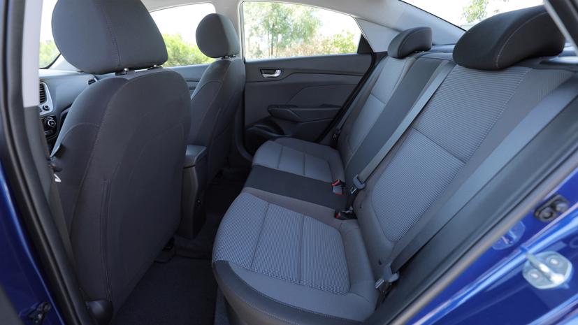 Không gian nội thất trên Hyundai Accent 2020 được giá ngang cửa các mẫu subcompact SUV. Ảnh: AutoBlog.