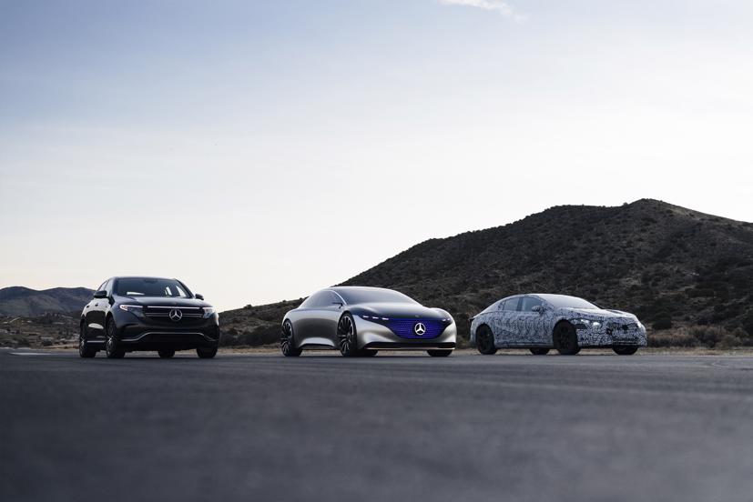 Những h&#236;nh ảnh đầu ti&#234;n của mẫu xe điện Mercedes-Benz EQS - Ảnh 1