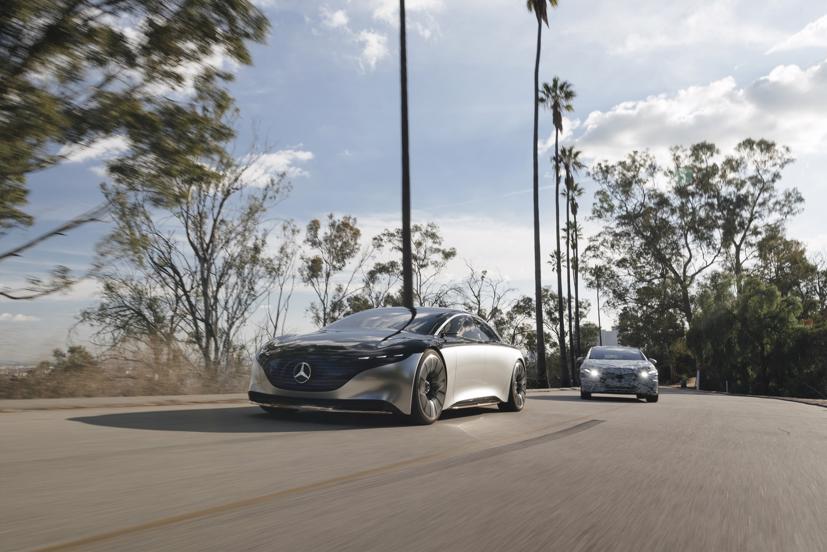 Những h&#236;nh ảnh đầu ti&#234;n của mẫu xe điện Mercedes-Benz EQS - Ảnh 5