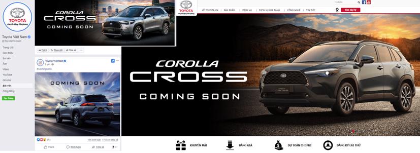 Thông tin do Toyota Việt Nam đăng tải, hứa hẹn ngày về của Corolla Cross không còn xa.