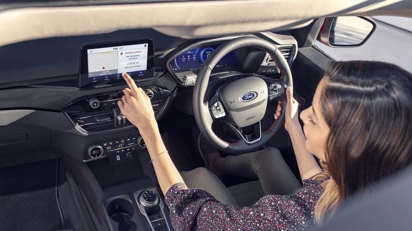 Tính năng ra lệnh bằng giọng nói là một phần của hệ thống Sync 3 trên các xe Ford.