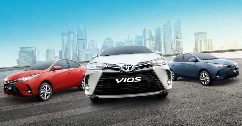 Toyota Vios 2020 được bán ra tại Philippines với 3 phiên bản.