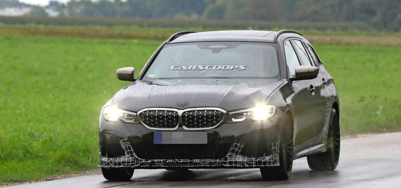 Đầu xe nổi bật với phần lưới tản nhiệt hình quả thận truyền thống đã được độ lại. Ảnh: Carscoops.