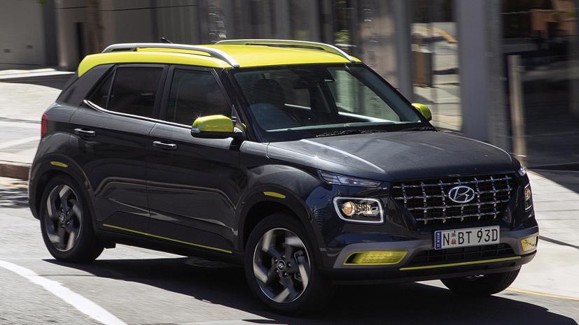 Hyundai Venue 2020 đàn em tí hon của Hyundai Kona. Ảnh: AutoBlog.