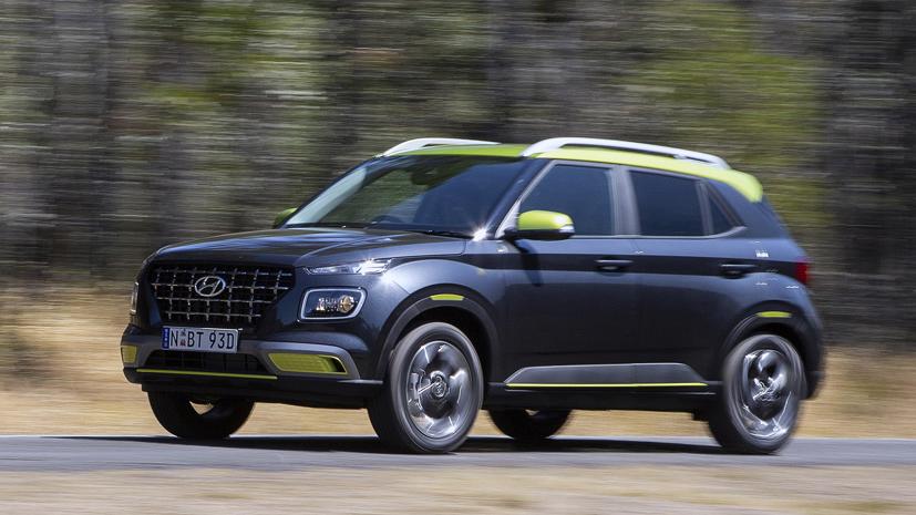 Hyundai Venue 2020 đàn em tí hon của Hyundai Kona. Ảnh: AutoBlog.