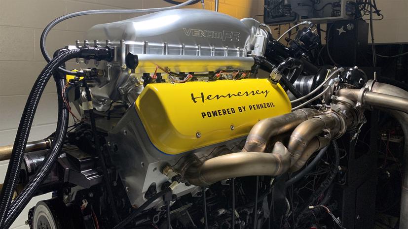 "Siêu động cơ" Hennessey Venom F5 lại vừa rò rỉ thông tin. Ảnh: AutoBlog.
