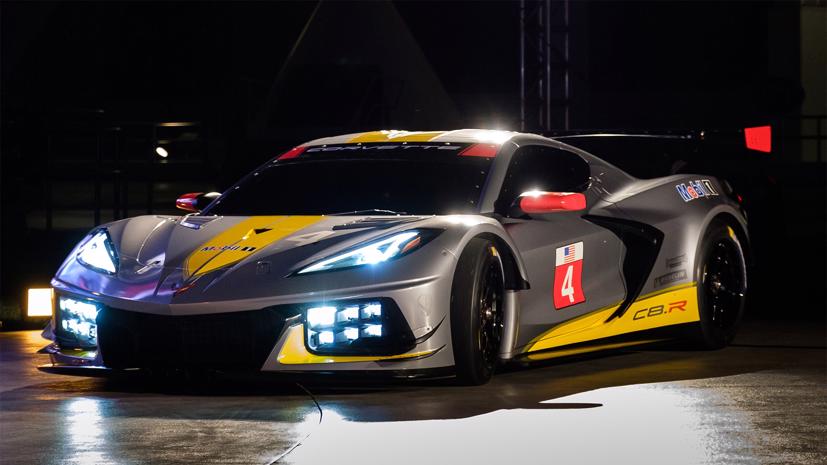 Chevrolet Corvette C8.R bất ngờ lộ động cơ V8 5.5 L, thay vì V8 6.2 L. Ảnh: AutoBlog.