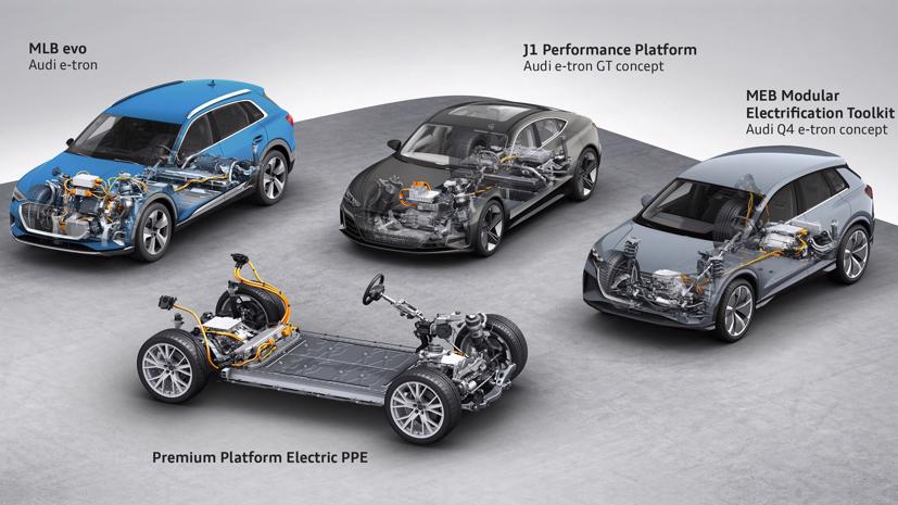 Nền tảng PPE sẽ được ứng dụng trên các mẫu xe cỡ lớn cao cấp, nhưng vẫn có thể linh hoạt sử dụng trên bất kỳ một mẫu sedan hay SUV cỡ nhỏ nào. Ảnh: Audi.