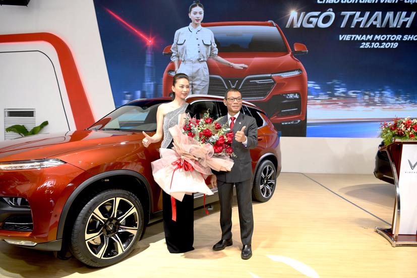 Đây là lần đầu Ngô Thanh Vân xuất hiện với vai trò đại sứ thương hiệu VinFast. Ảnh: BTC.