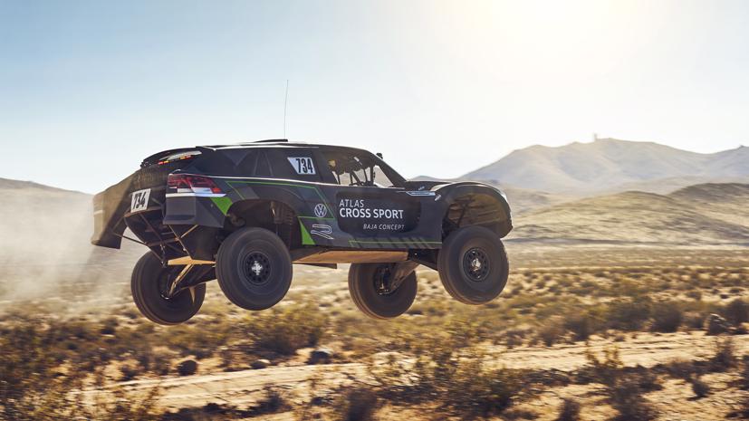 Volkswagen đang nắm trong tay quái thú Atlas Cross Sport R và hướng tới giải đua Baja 1000. Ảnh: AutoBlog.