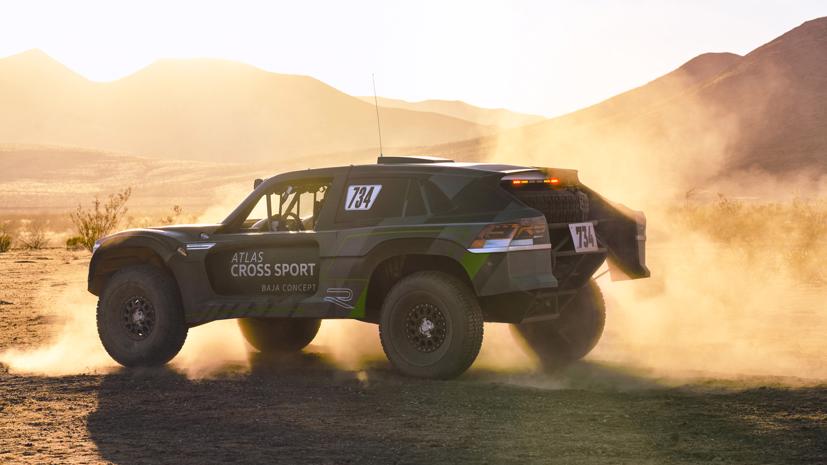 Volkswagen rất kỳ vọng concept Atlas Cross Sport R sẽ "làm nên chuyện" tại giải 2020 Baja 1000. Ảnh: AutoBlog.