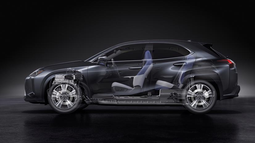 Lexus UX 300e gây bất ngờ, vì không phải là chiếc sedan chạy điện. Ảnh: AutoBlog.