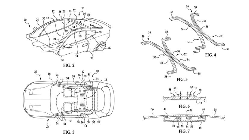 Kính chắn gió liền khối từ trước, lên trần và kéo dài xuống tận đuôi xe. Ảnh: AutoBlog.