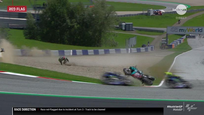 Pha va chạm kinh hoàng của Zarco và Mobiderlli