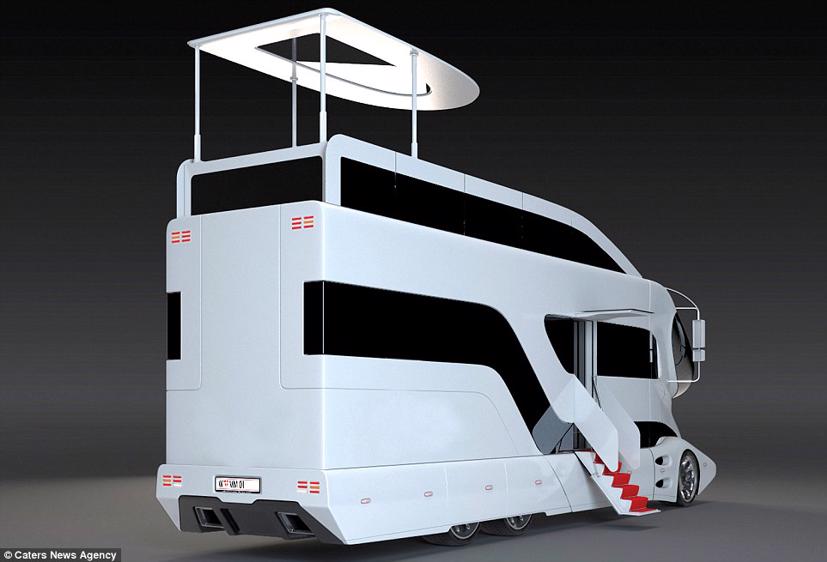 Mãn nhãn với motorhome dát vàng đắt nhất thế giới - Ảnh 12