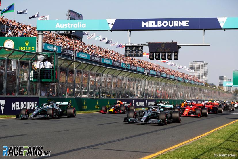 Chặng đua Australia Grand Prix sẽ mở đầu Giải đua F1 2020. Ảnh: RaceFan.net