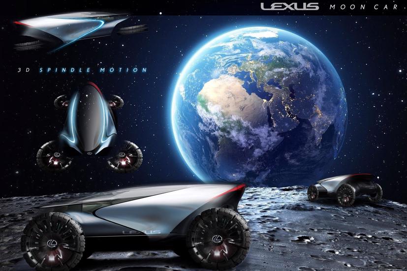 Lexus ra loạt concept xe hơi chạy trên… mặt Trăng  - Ảnh 5