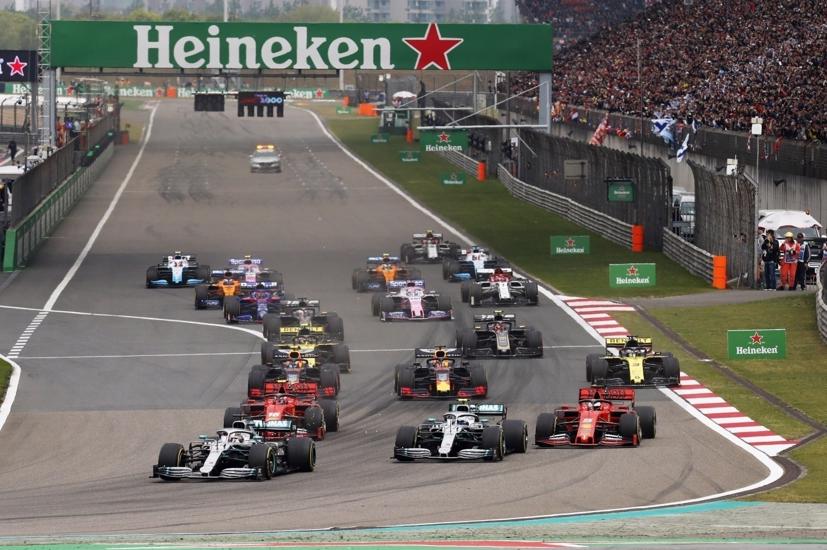 Heineken là nhà tài trợ chính của Grand Prix Trung Quốc. Ảnh: F1chronicle