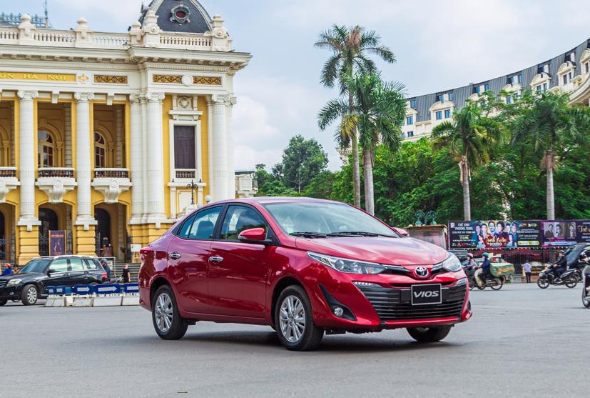 Vios vẫn là mẫu xe bán chạy của Toyota với 1.598 xe bán ra trong tháng 1/2020