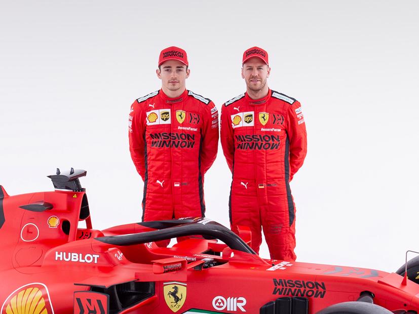 Logo Mission Winnow xuất hiện trên xe đua SF1000 của Ferrari