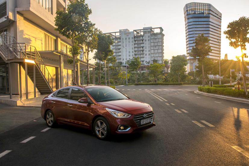 Hyundai Accent vẫn là  mẫu xe bán chạy nhất của hãng với 1.543 xe bán ra