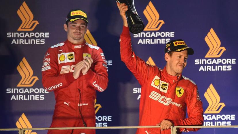 Vettel kỷ niệm chiến thắng thứ 53 trong sự nghiệp và chiến thắng thứ 14 cho Ferrari tại Singapore. Đó là chiến thắng duy nhất của anh ấy trong năm 2019 và có thể là lần cuối cùng của anh trong đội Ferrari.