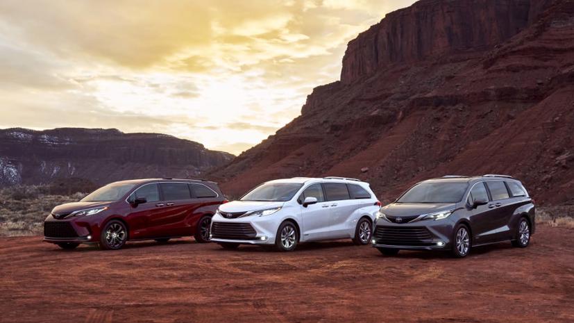 Toyota Sienna mới là mẫu xe lai xăng-điện, vừa được hãng ra mắt trực tuyến vào tối qua theo giờ Việt Nam. Ảnh: Autoblog