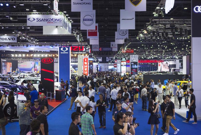 Triển lãm ô tô Bangkok (Bangkok International Motor Show - BIMS) lần thứ 41 khai mạc hôm nay tại thủ đô Thái Lan, sau 2 lần phải trì hoãn vì dịch COVID-19. Ảnh: Bangkok Post