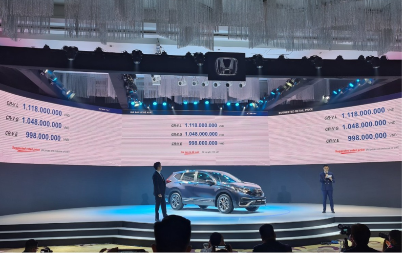 Honda CR-V 2020 đạt doanh số khá tốt với 935 xe trong tháng 8/2020