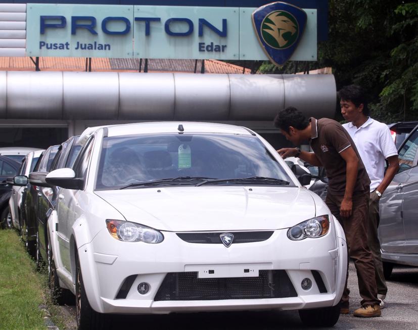 Thương hiệu ô tô Proton của Malaysia.