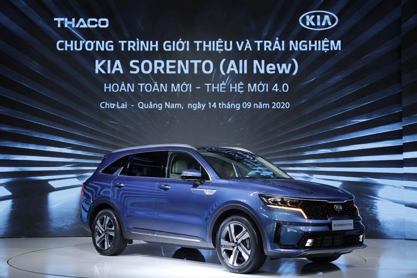Ngày 14/9/2020, Kia Sorento hoàn toàn mới thế hệ 4.0 ra mắt thị trường Việt