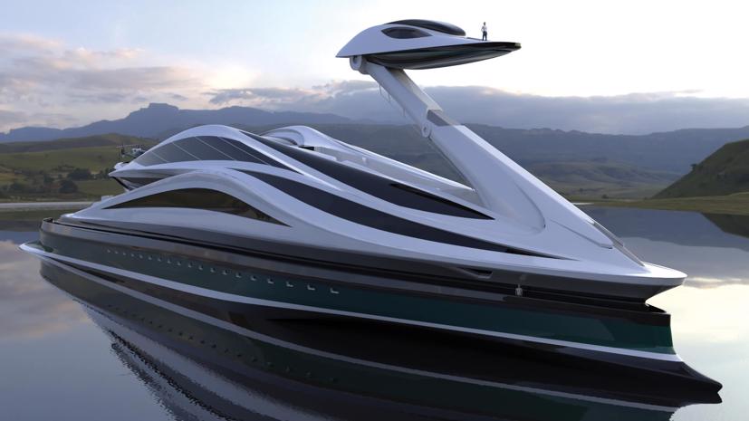 Ngắm du thuyền thi&#234;n nga của nh&#224; thiết kế Pierpaolo Lazzarini&#160; - Ảnh 1