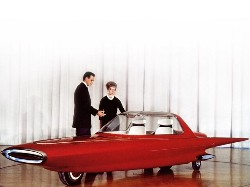 Concept Ford Gyron 1961, một chiếc xe ô tô hai bánh