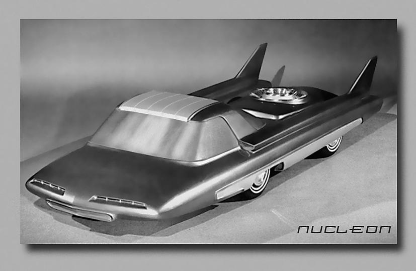 Concept chiếc xe Nucleon, chạy bằng … lò phản ứng hạt nhân của Ford