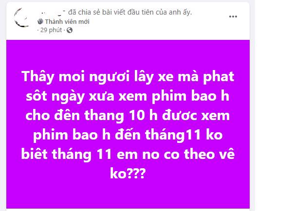 Một thành viên sốt ruột hỏi về ngày giao xe Kia Seltos. "Thấy mọi người lấy xe mà phát sốt, ngày xưa xem phim bao giờ cho đến tháng 10 giờ được xem phim bao giờ đến tháng 11. Không biết tháng 11 em nó có theo về không??"
