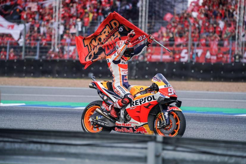Marc Marquez đã vô địch giải đấu FIM MotoGP sau Chặng 15 - Thailand Grand Prix