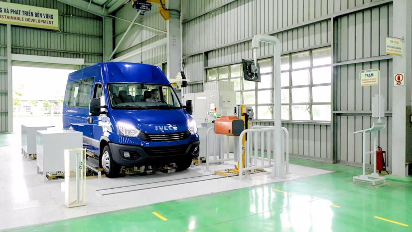 Dây chuyền kiểm định Minibus Iveco
