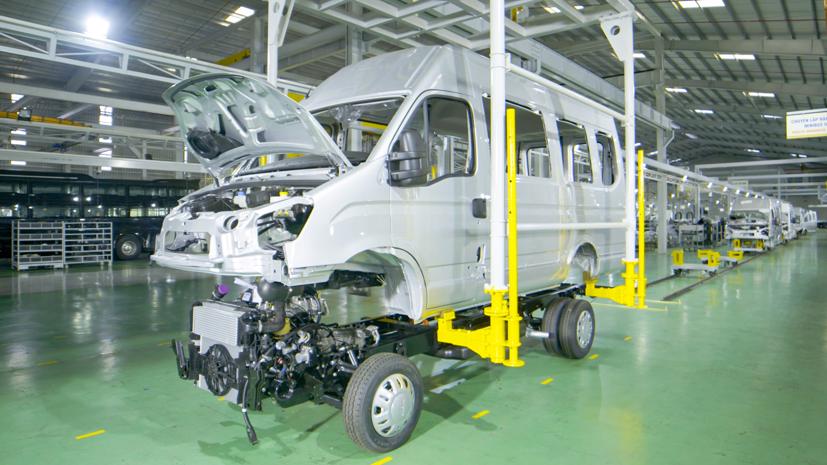 Dây chuyền lắp ráp động cơ Minibus Iveco