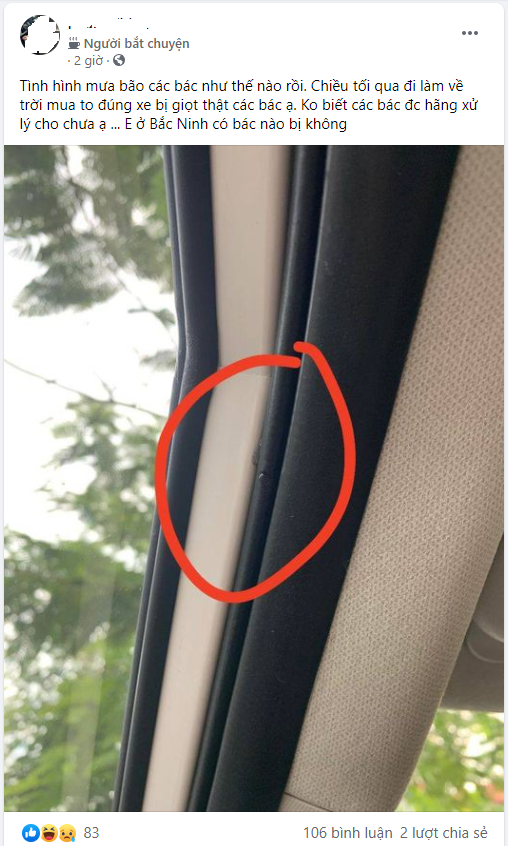 H&#224; Nội gặp “combo&quot; mưa, tắc đường: Chủ xe Kia Seltos k&#234;u bị dột mưa, b&#225;o nhiệt hộp số - Ảnh 2